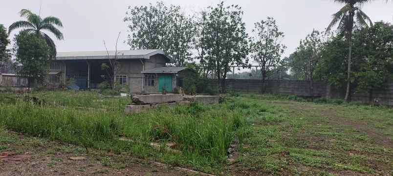 tanah 5637m2 jl raya cileungsi depan mekarsari bogor