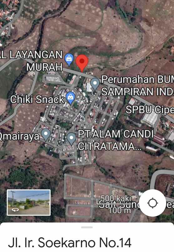 tanah dijual strategis