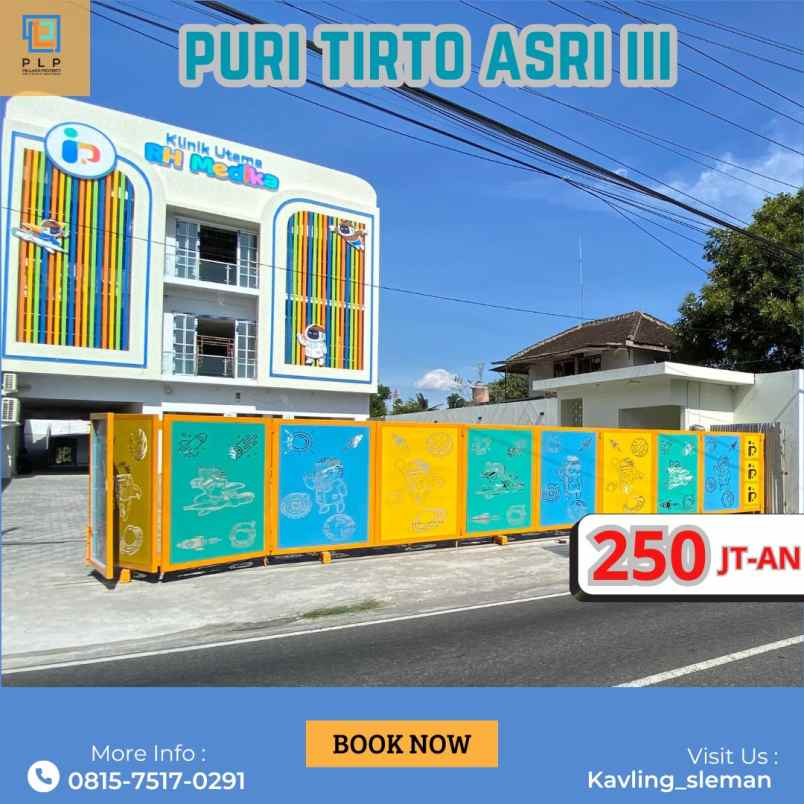 tanah kavling promo 250 jutaan 900 meter jl jogja solo