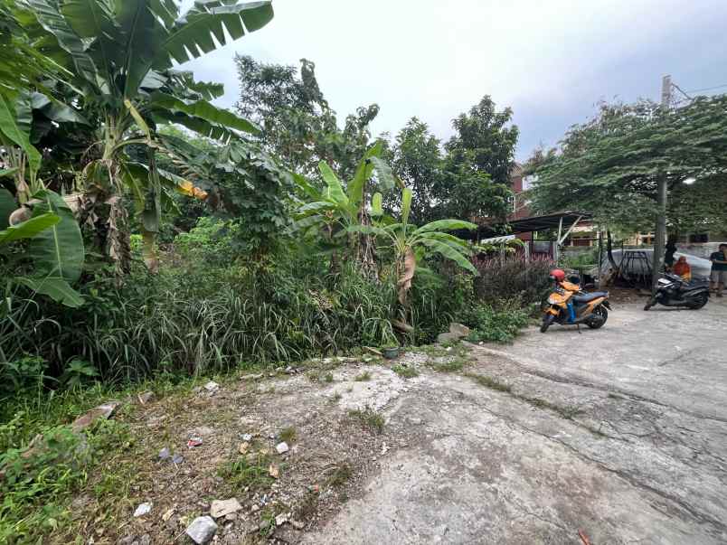 tanah luas siap bangun di kalimulya depok