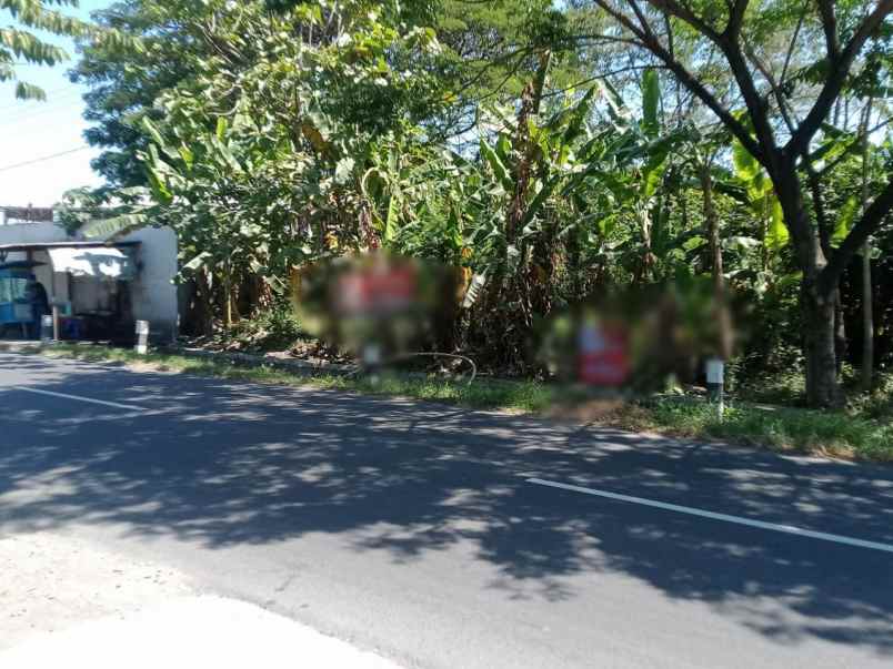 tanah pekarangan tepi jalan ramai di grogol skh