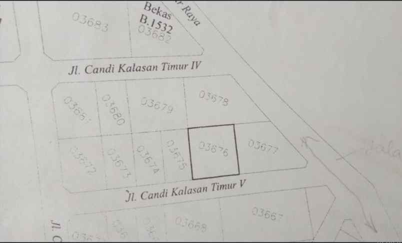 tanah siap bangun di candi kalasan manyaran semarang