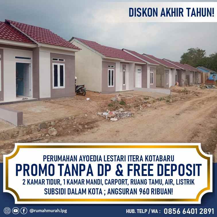 tanpa dp free angsuran dekat kampus itera