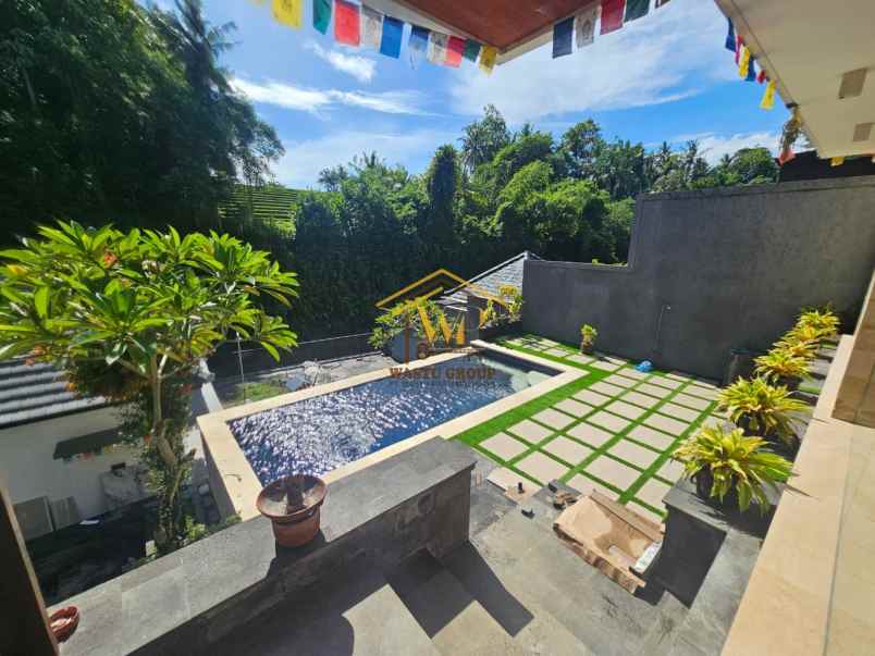 villa cantik view sungai dijual murah di tabanan bali