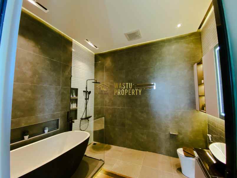 villa fully furnish di jakal utara view sawah