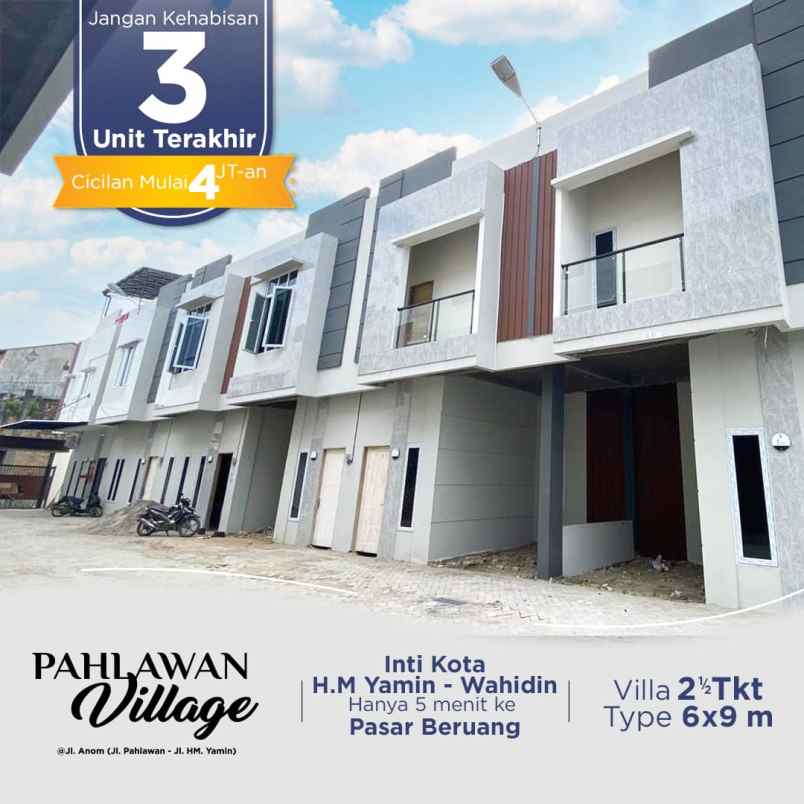 villa pahlawan village medan perjuangan