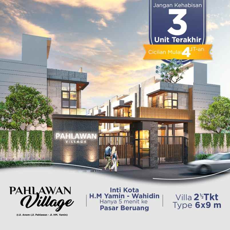 villa pahlawan village medan perjuangan