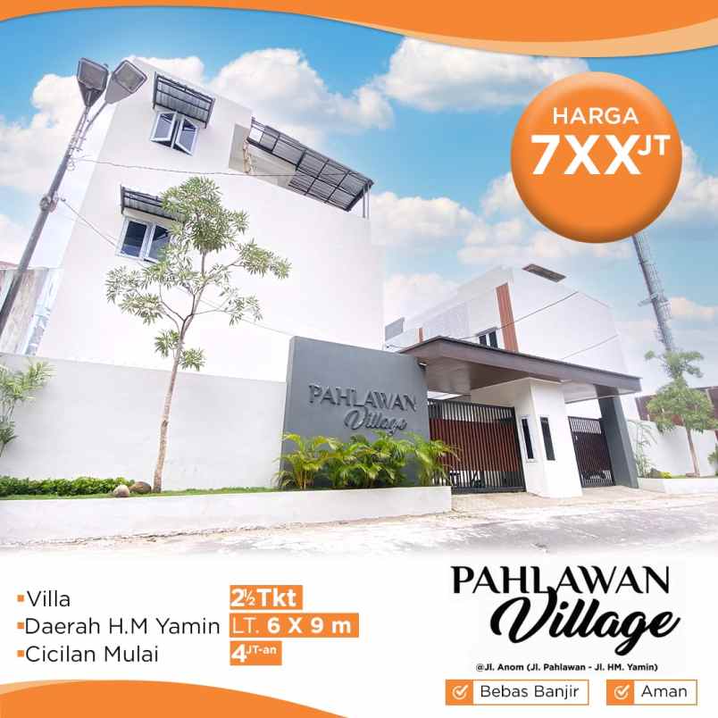 villa pahlawan village medan perjuangan