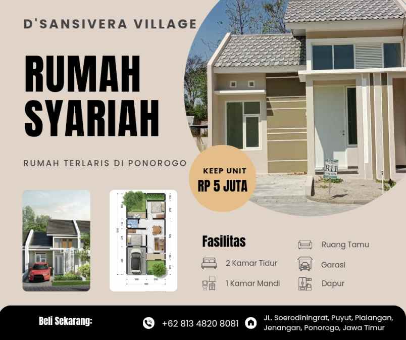 wa rumah syariah minimalis ponorogo