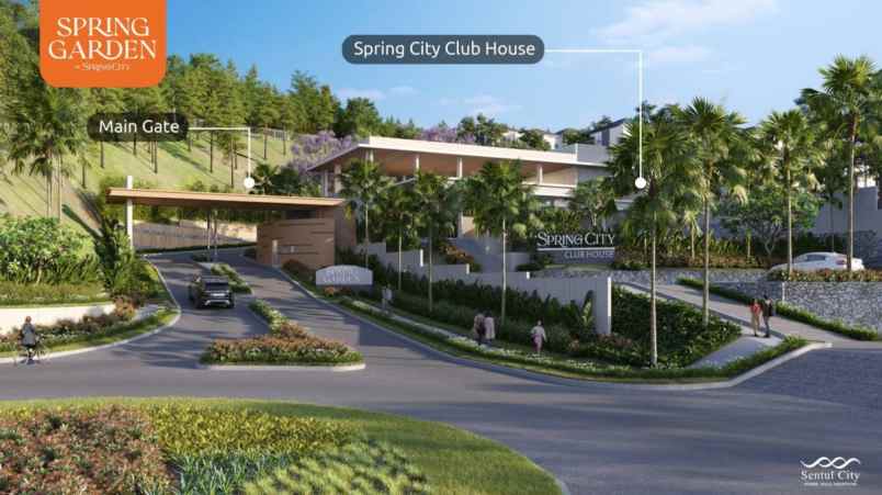 cluster spring garden sentul city md965