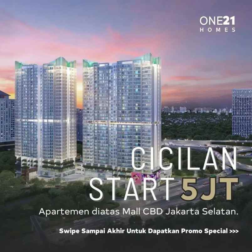 dijual apartemen jl pangeran antasari