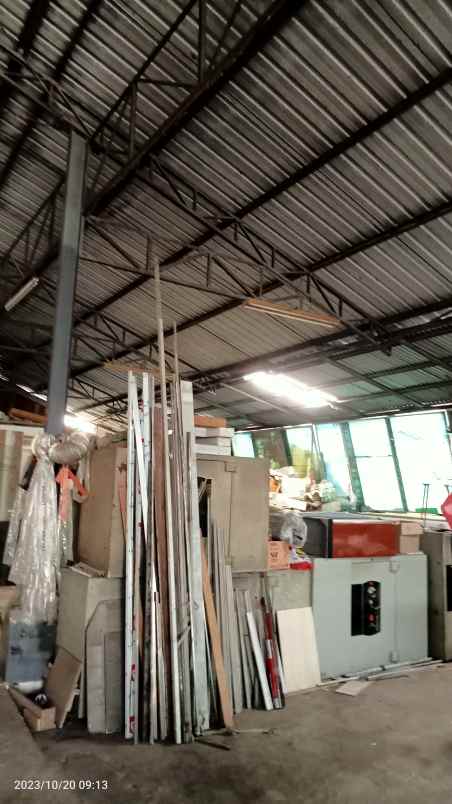 dijual gudang 1084 m2 cimuning kota bekasi