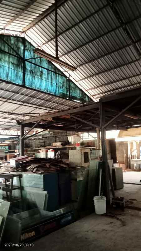 dijual gudang 1084 m2 cimuning kota bekasi