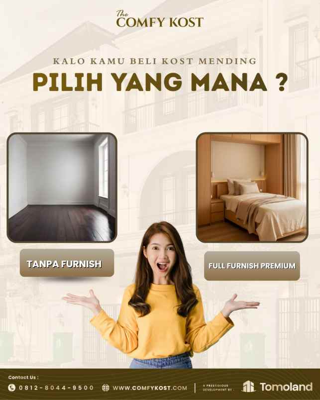 dijual kost jl simpang kyai h yusuf no