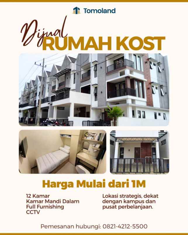 dijual kost merjosari
