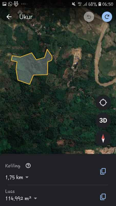 dijual lahan 11ha zona hijau di bogor timur