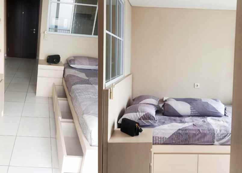 dijual murah apartemen full furnish casa de parco