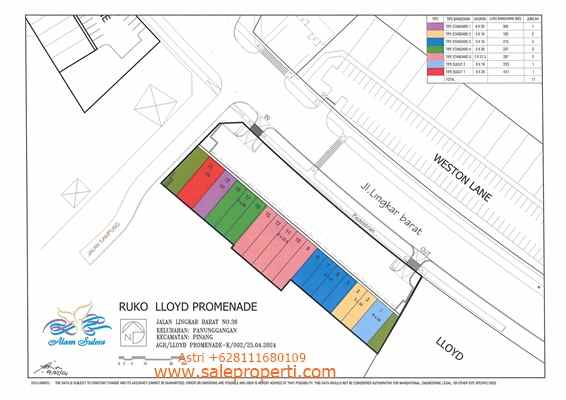 dijual ruko gudang kantor jalan alam sutera boulevard