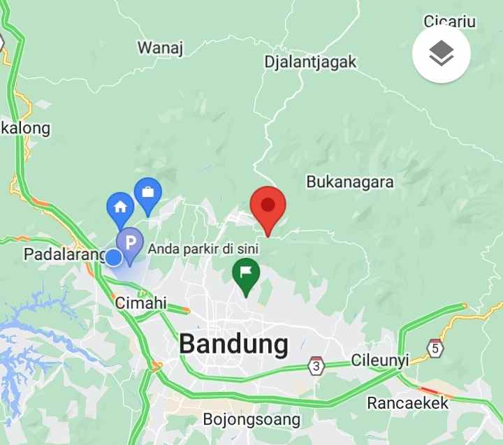 dijual ruko gudang kantor jalan bukit maribaya desa