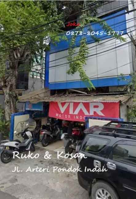 dijual ruko gudang kantor jl arteri pondok indah