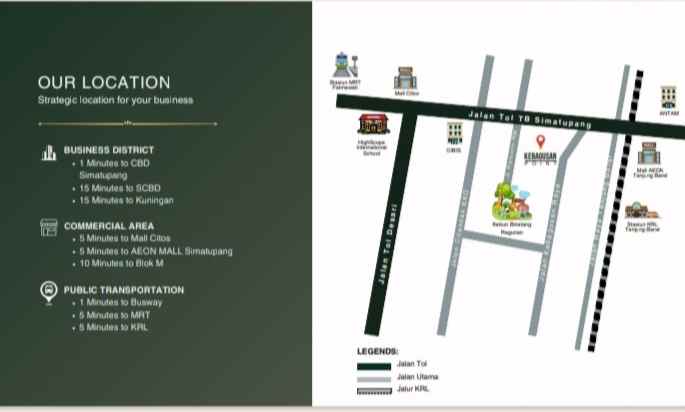 dijual ruko gudang kantor jl raya kebagusan jak selatan