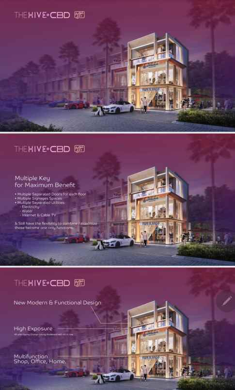 dijual ruko gudang kantor lippo cikarang kab bekasi