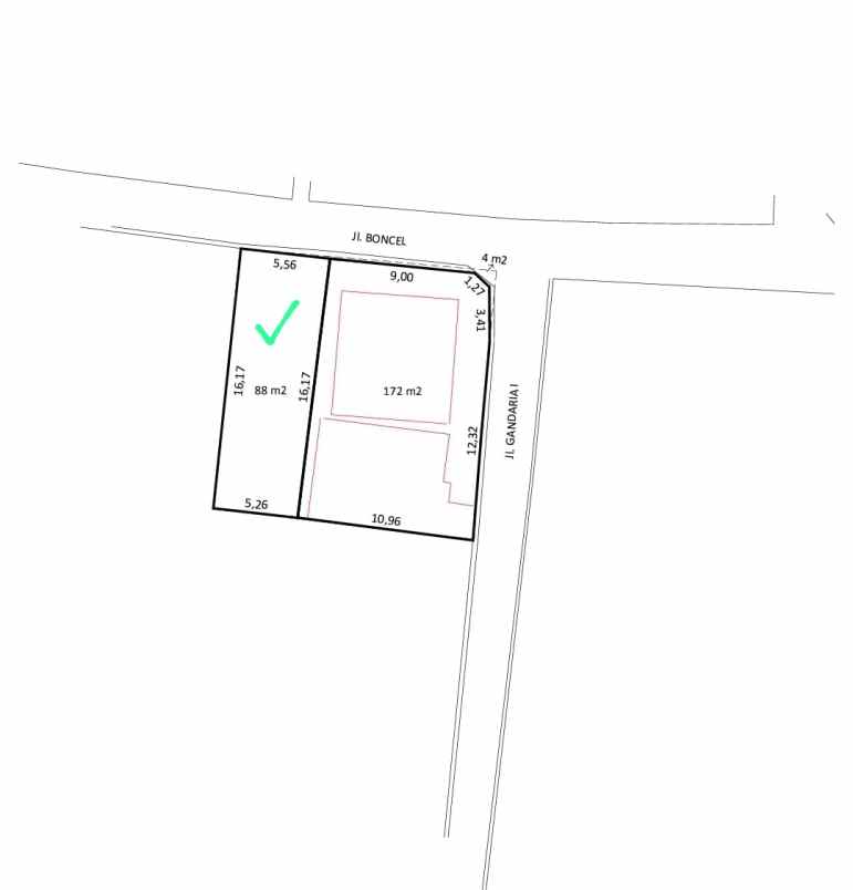 dijual rumah 2 lantai rooftop di jagakarsa