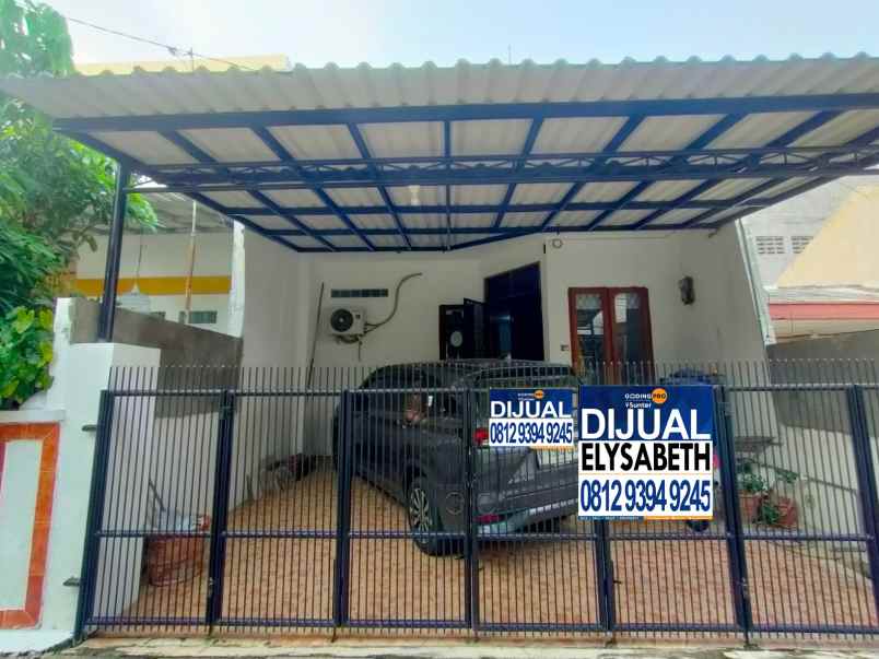 dijual rumah 2 lt bagus bebas banjir bcs kelapa gading