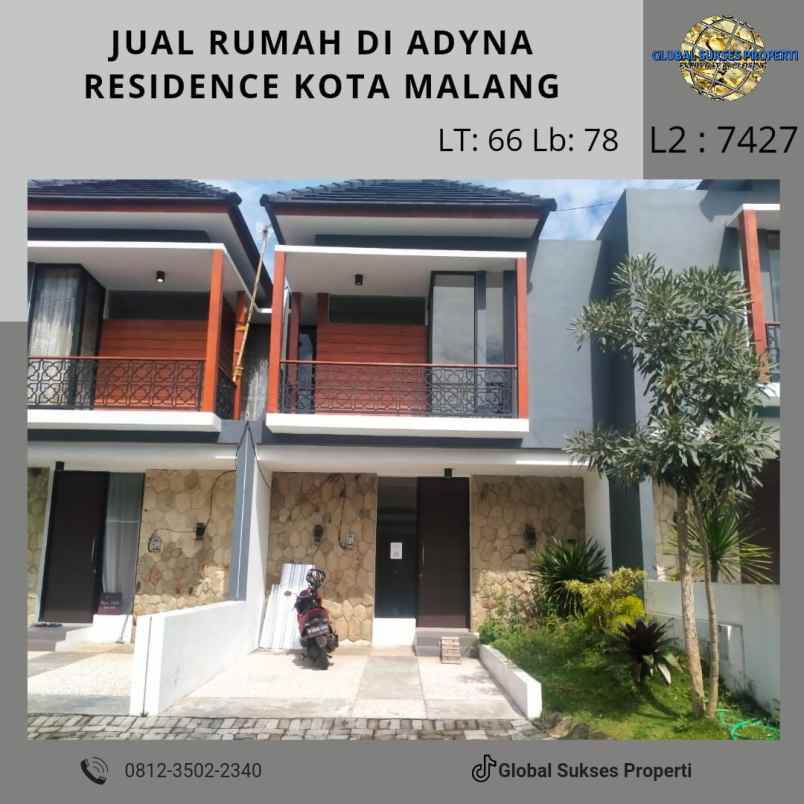 dijual rumah adyna residence