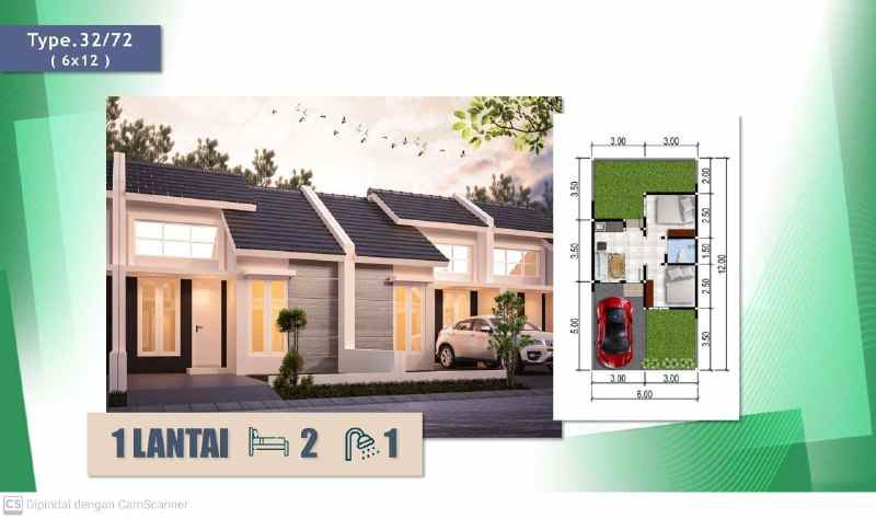 dijual rumah alana cemandi tahap 6