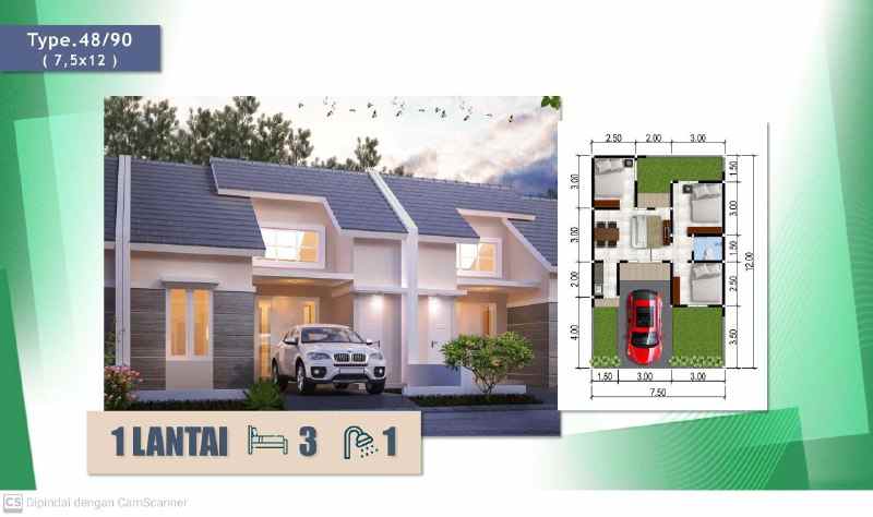 dijual rumah alana cemandi tahap 6