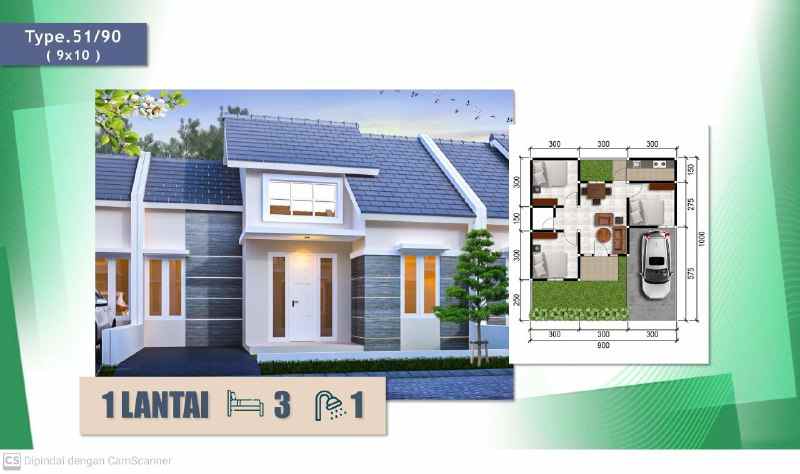 dijual rumah alana cemandi tahap 6