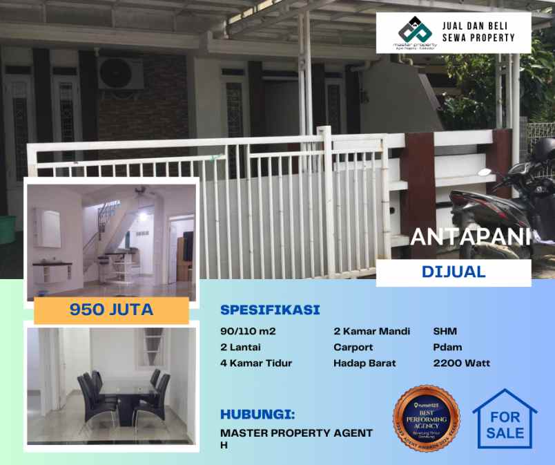 dijual rumah antapani