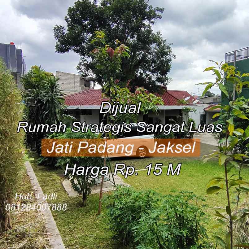 dijual rumah ati padang pasar minggu