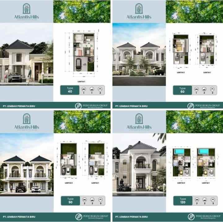 dijual rumah atlantis hill