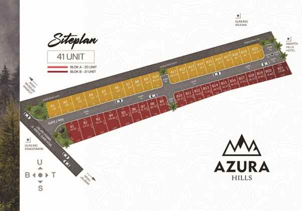 dijual rumah azura hill batu