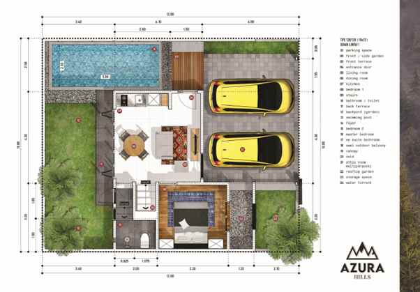 dijual rumah azura hill batu