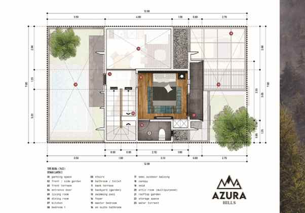 dijual rumah azura hill batu