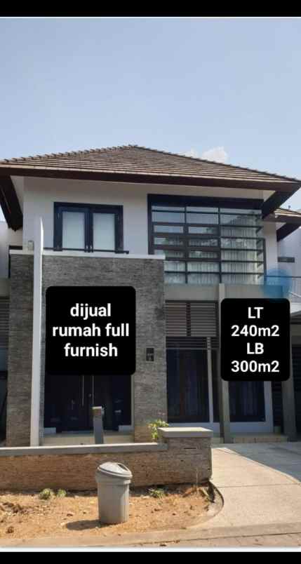 dijual rumah bagus waterfront citraland surabaya