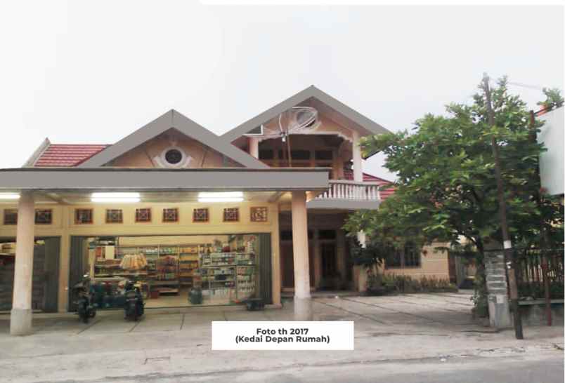 dijual rumah bangunan kedai