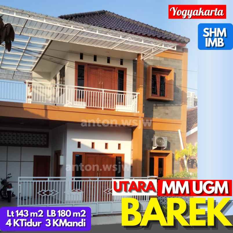 dijual rumah barek sendowo sinduadi