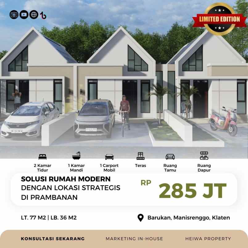 dijual rumah barukan manisrenggo klaten