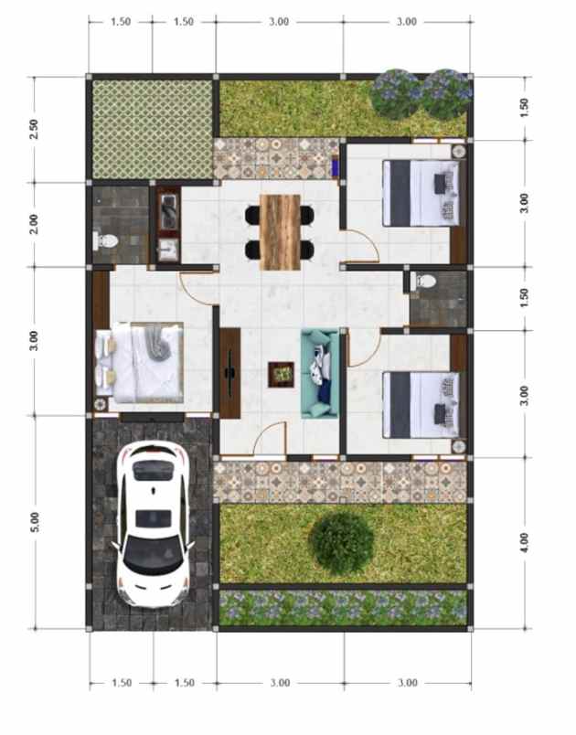 dijual rumah borobudur magelang jawa tengah