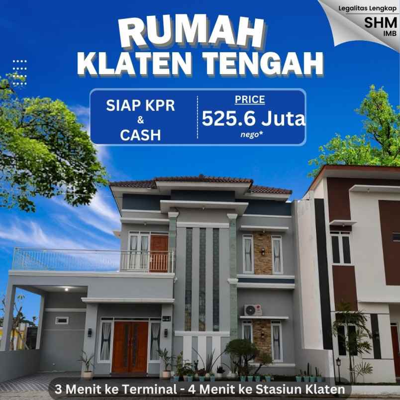 dijual rumah buntalan klaten tengah klaten