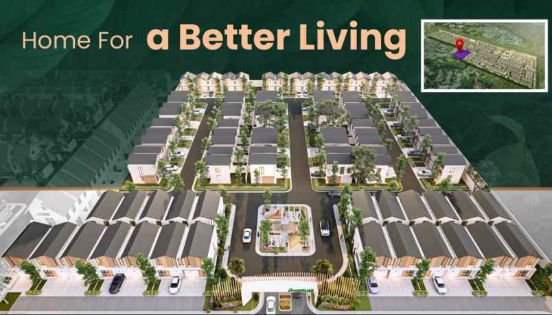 dijual rumah central square garden