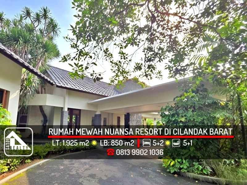 dijual rumah cilandak barat jakarta selatan