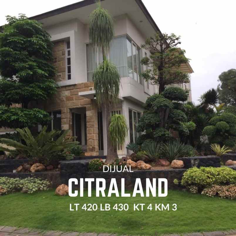 dijual rumah citraland