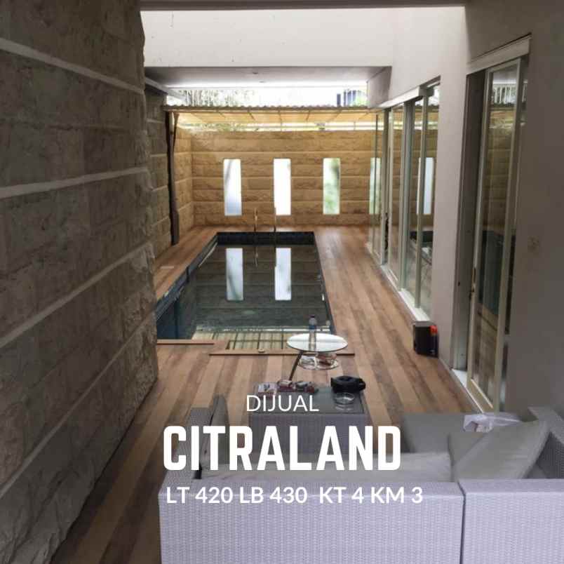 dijual rumah citraland