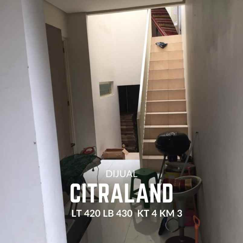 dijual rumah citraland