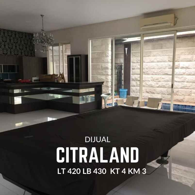 dijual rumah citraland